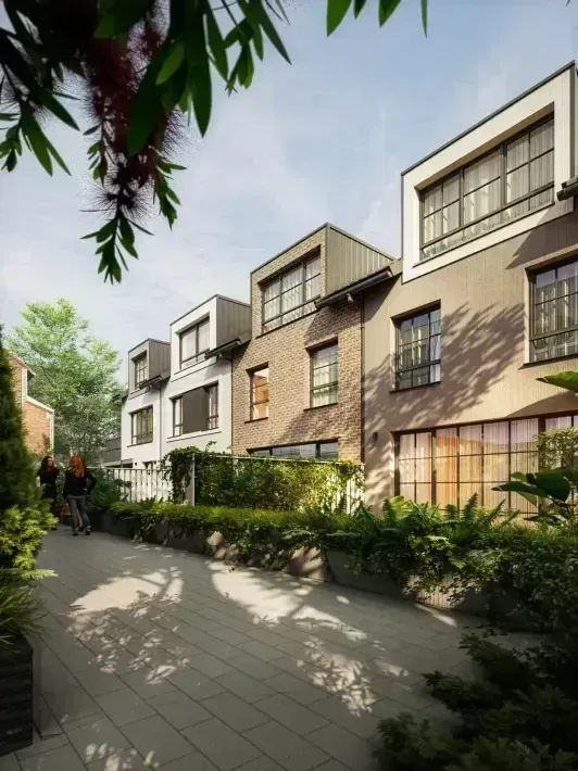 Platzhaus Innenhof Alter Schulplatz Neuss – Wohnung kaufen nahe Düsseldorf